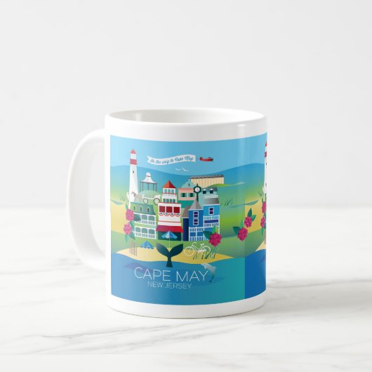 Cap mai 11 oz ou 15 oz Mug (Devant gauche)