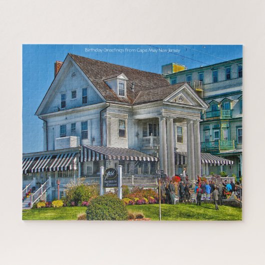 Cap May New Jersey. Vœux de Noël Puzzle (Horizontal)
