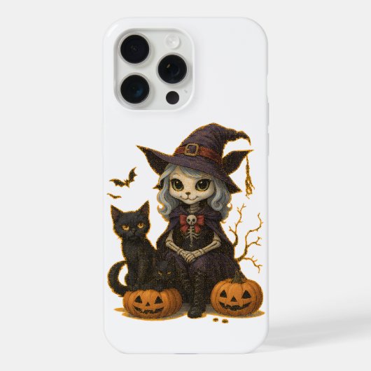 Capa (Case) para iPhone 15 Pro Max Bruxa dos Gatos (Verso)