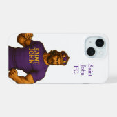 Capa De Iphone 15 Saint John FC. iPhone 15 Hoesje (Achterkant horizontaal)