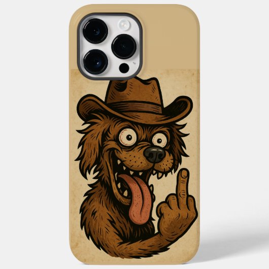 CAPA PARA CELULAR CACHORRO LOUCO Case-Mate iPhone CASE (Achterkant)