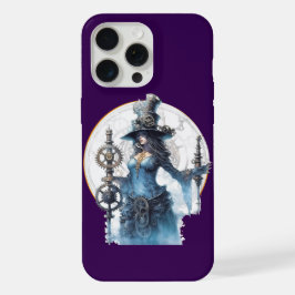Capa para iPhone 15 Pro Max Evocação Steampunk Hoesje