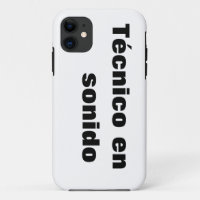 Capa para iphone técnico en sonido