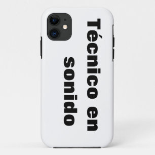 Capa para iphone técnico en sonido 11 hoesje