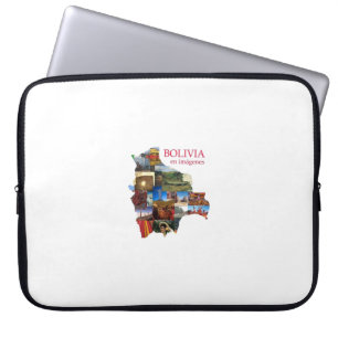 Capa para laptop Bolivia en afbeeldingen Sleeve