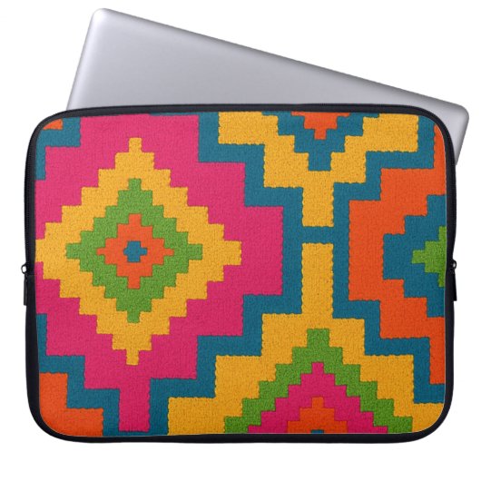 Capa para laptop CORES GEOMÉTRICO Sleeve (Voorkant)