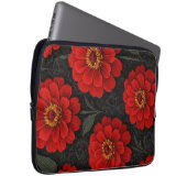 Capa para laptop Flores de Zínnia em artes Laptop Sleeve (Voorkant Rechts)