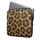 Capa para laptop Textura de Pele de Leopardo  Sleeve (Voorkant Links)