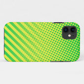 Capa Verde e Amarelo Case-Mate iPhone Case (Achterkant (horizontaal))