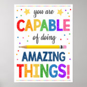 Capable De Choses Extraordinaires Affiche En Class (Devant)
