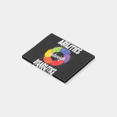 Capaciteiten wegen op tegen handicaps, diversiteit post-it® notes (Schuin)