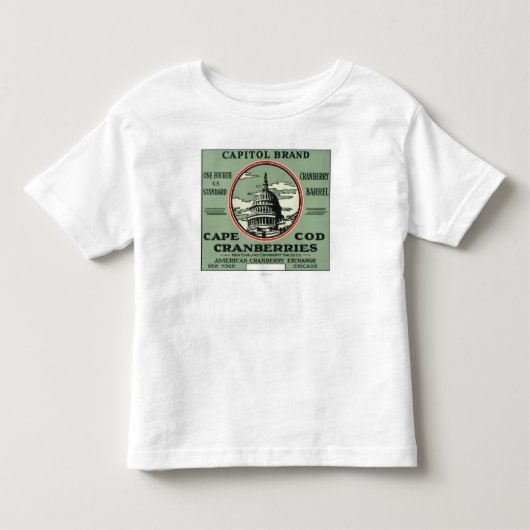 Capaciteitscode Capitol Brand Cranberry Label Kinder Shirts (Voorkant)