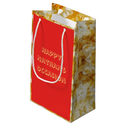 Capaciteitzak voor filmtheater klein cadeauzakje (Achterkant Gekanteld)