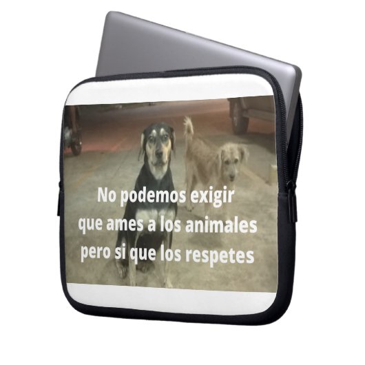 Capas para-laptops reageren op een los uiterlijk laptop sleeve (Voorkant Links)