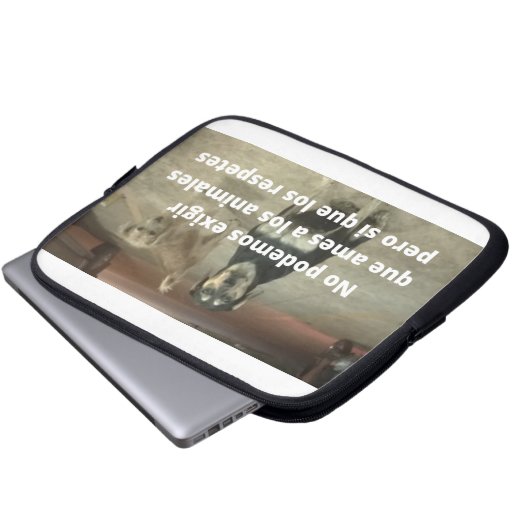 Capas para-laptops reageren op een los uiterlijk laptop sleeve (Voorkant onderkant)