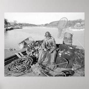 Cape Ann Fisherman, 1905.  foto Poster