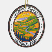 Cape Breton Highlands National Park Canada Badge Keramisch Ornament (Links)