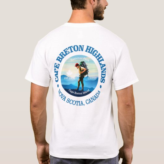 Cape Breton Highlands NP (C) T-shirt (Achterkant)