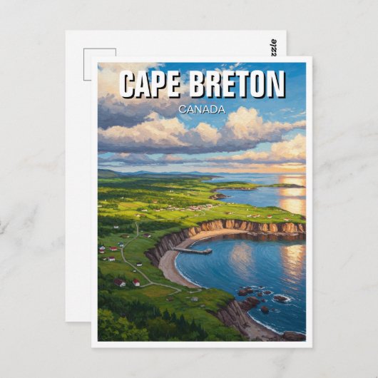 Cape Breton Island, Canada Briefkaart (Voorkant / Achterkant)