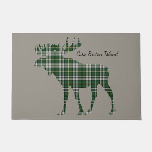 Cape Breton Maes tartan-verwelkomde mat (Voorkant)