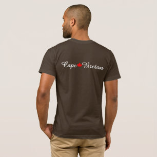 Cape Breton Nova Scotia Halifax past Canada aan T-shirt