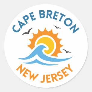 Cape Breton Zonne Stickers