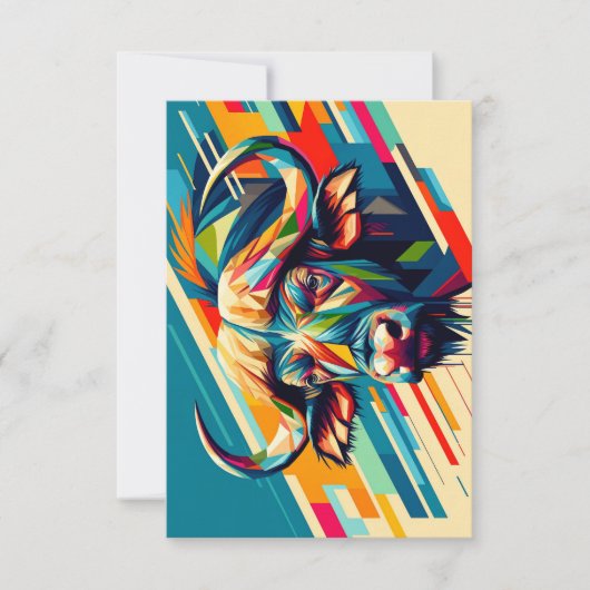 Cape Buffalo Notecard (Voorkant)