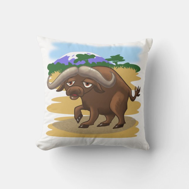 Cape Buffalo Sierkussen (Voorkant)