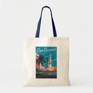 Cape Canaveral Florida Illustratie Reiskunst Tote Bag