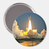 Cape Canaveral Florida Launch Pad Magneet (Voorkant / Achterkant)