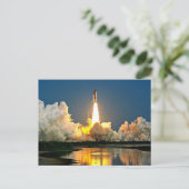 Cape Canaveral Launch Pad gelabeld Briefkaart (Staand voorkant)