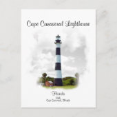 CAPE CANAVERAL LIGHTHOUSE BRIEFKAART (Voorkant)