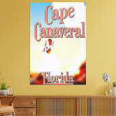 cape canavery reisposter canvas afdruk (Insitu (Woonkamer))