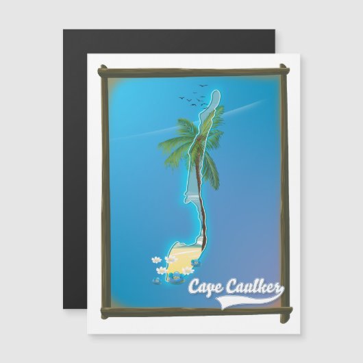 Cape Caulker Reisplattegrond (Voorkant / Achterkant)