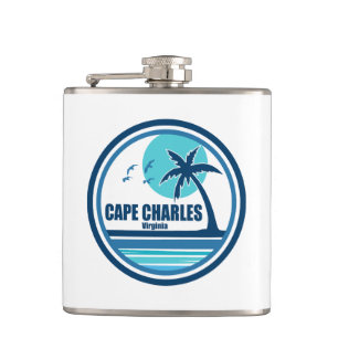 Cape Charles Beach Virginia Palmbomen Heupfles