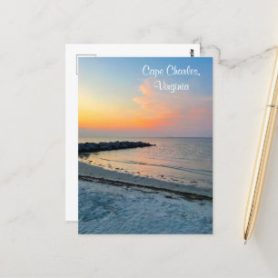 Cape Charles Virginia Sunset Briefkaart 