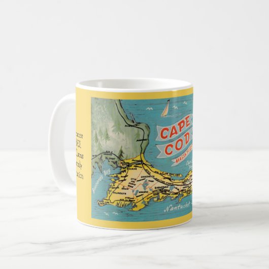 Cape Cod aangepaste Mok (Voorkant links)