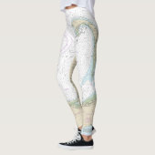 Cape Cod Bay nautische kaart 13246 Leggings (Links)