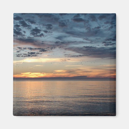 Cape Cod Beach Sunset Photo Magnet (Devant)