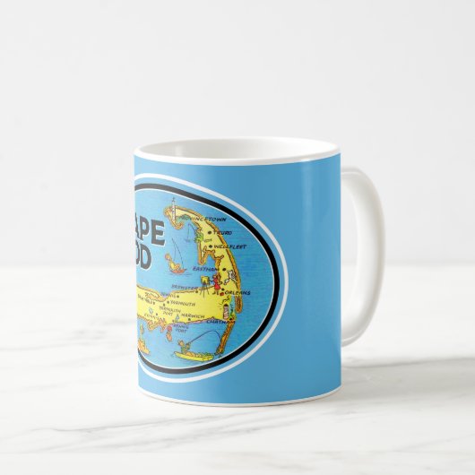 Cape Cod Blue Mug (Devant droit)