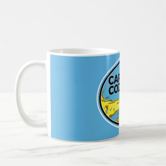 Cape Cod Blue Mug (Gauche)