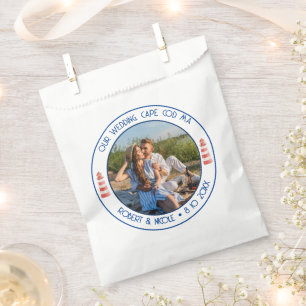 Cape Cod Bruiloft Thema Favor Bag Bedankzakje
