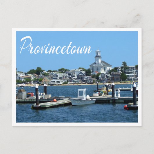 Cape Cod, Carte postale MA de Provincetown (Devant)