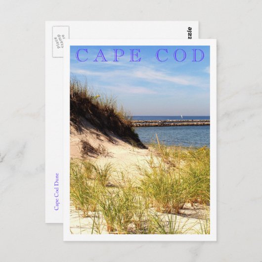 Cape Cod Dune Briefkaart (Voorkant / Achterkant)