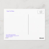 Cape Cod Dune Briefkaart (Achterkant)