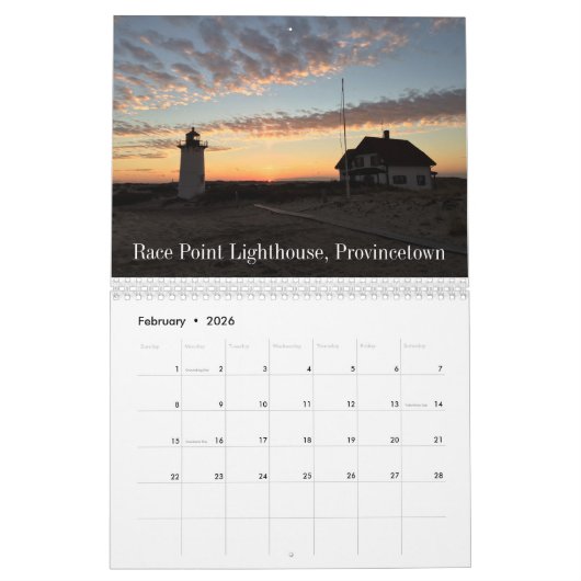 Cape Cod et le calendrier des phares 2018 d'îles (Feb 2026)