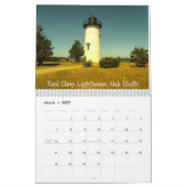 Cape Cod et le calendrier des phares 2018 d'îles (Mar 2027)