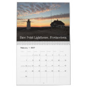 Cape Cod et le calendrier des phares 2018 d'îles (Feb 2027)