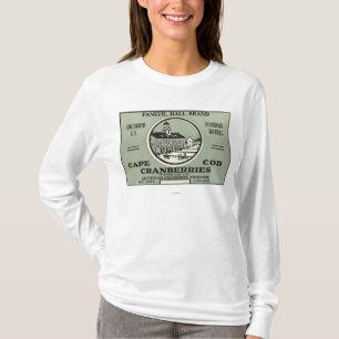 Cape Cod Faneuil Hall Brand Cranberry Label T-shirt