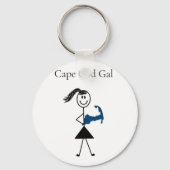 Cape Cod Gal-Canvas tas Sleutelhanger (Voorkant)